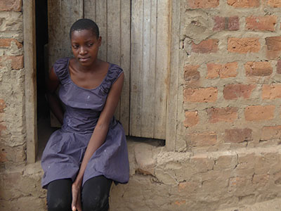 This girl in Uganda doesn't have a family or a home