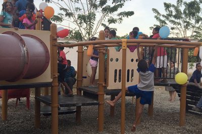 Just a few days ago we opened a playground in the Dominican Republic for kids in and around the Cayacoa Kinship!