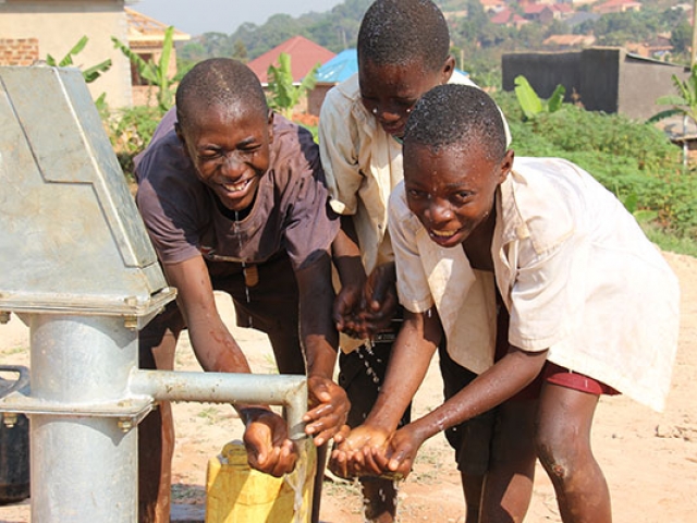The Kireka Kinship Project community in Uganda knows their clean water project provides safe and clear water.