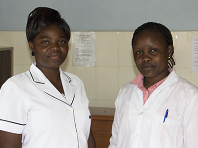 Nurses Christine and Enid - Shekinah Glory Community Clinic