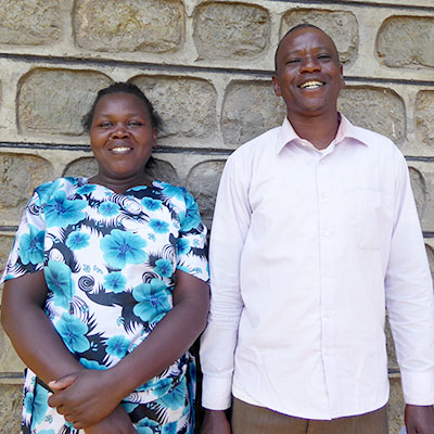 Pastor Fred and wife Everleen from Nzoia Kinship