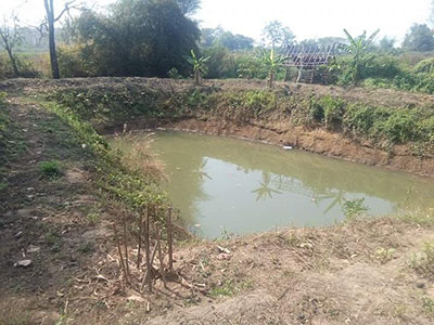 The available drinking water near the trash dump is a death trap, full of bacteria and waste.