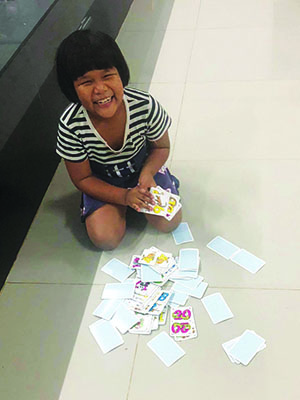 Smiling young girl from Thailand