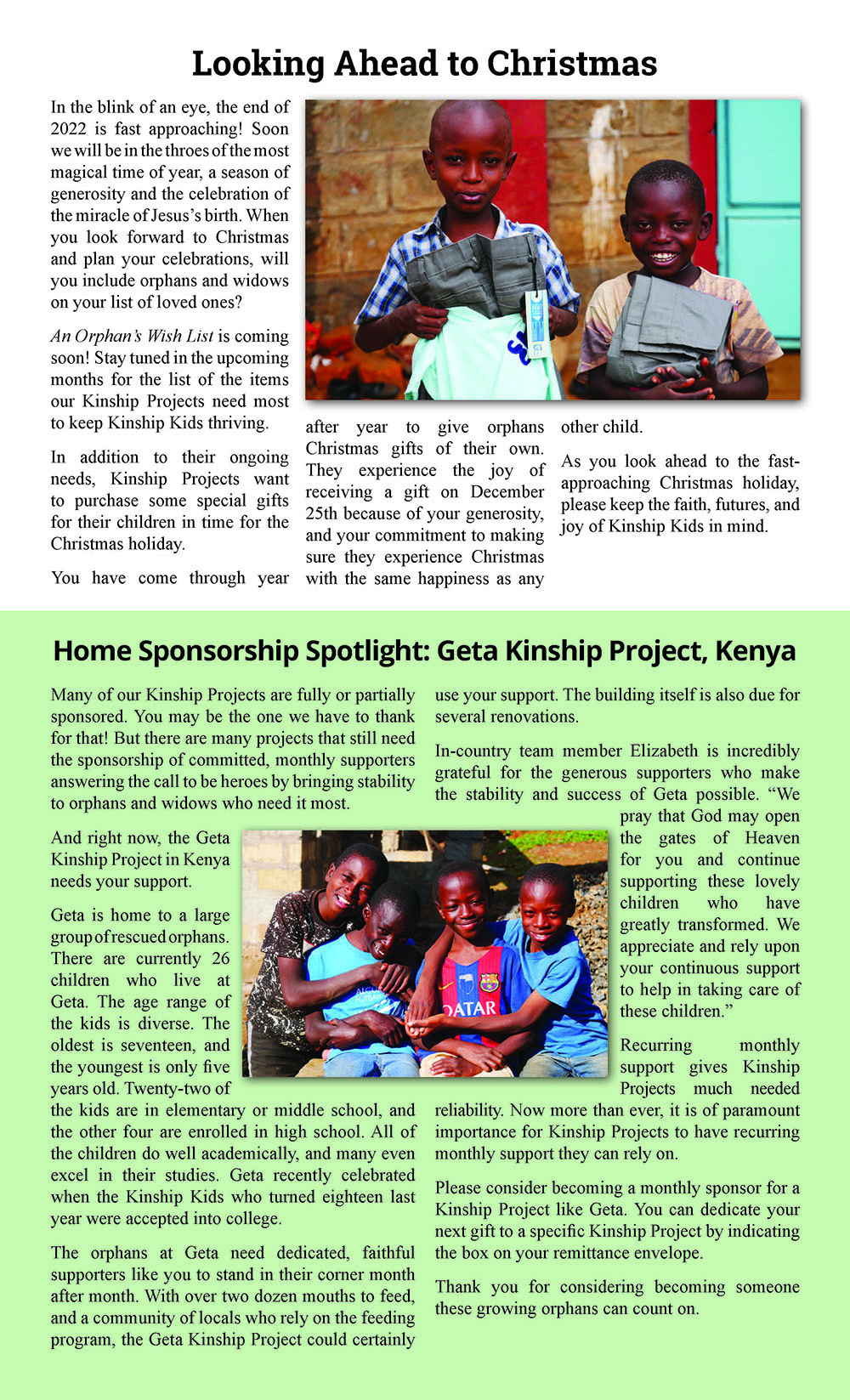 Newsletter October 2022 Issue Page 2