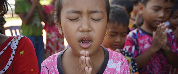 A child praying