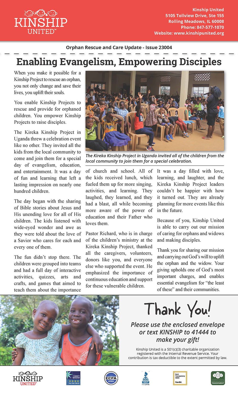 Newsletter April 2023 Issue Page 1