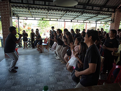 Worship music during the event