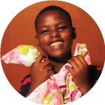 A smiling young girl
