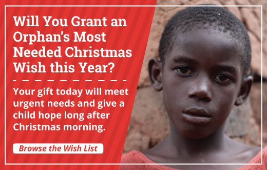 Will you grant an orphan's Christmas wish? Will you grant an orphan's Christmas wish?