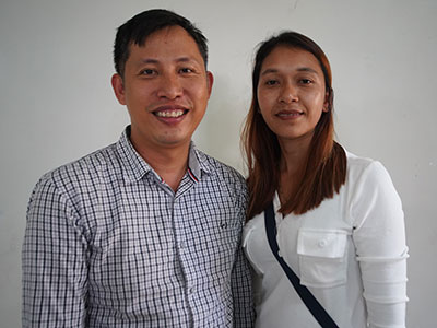 Pastor Sok Tol and his wife, Chan Sreymon - Steung Hav