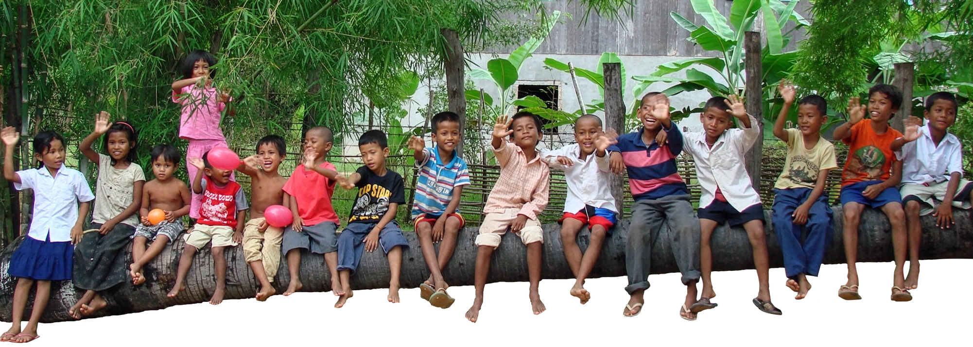 Group of smiling children