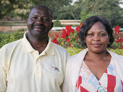 Pastor Richard and his wife Sarah - Buloba Kinship Family